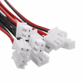 2 Pin JST Cable Connector Female Lock Type - 2.54mm Pitch customized for Li-ion Cells