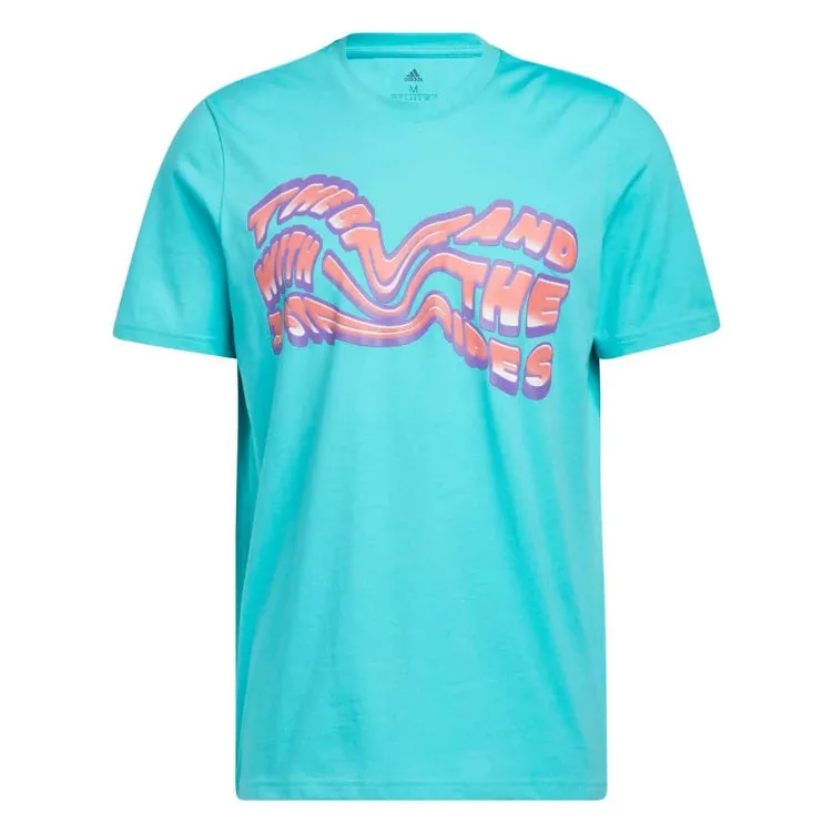 AD - Men 'Turquoise Blue' M Heat Verb Gt T-Shirt AD61