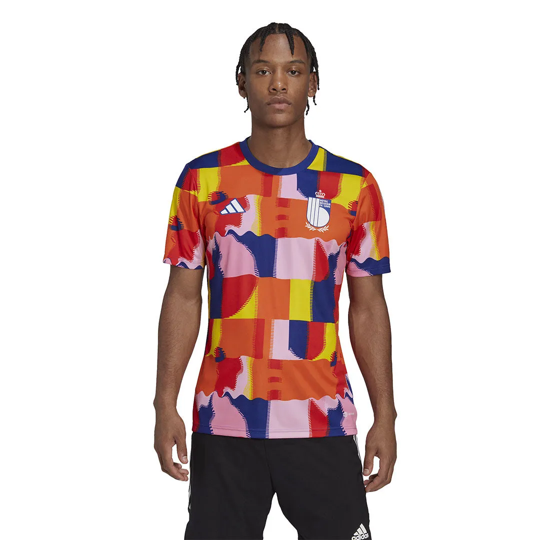 adidas - Men's Belgium Pre-Match Jersey (HE1445)