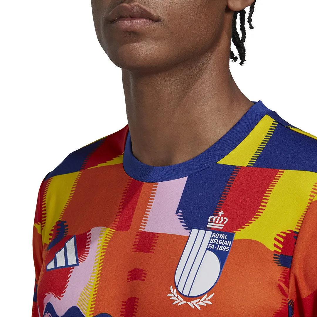 adidas - Men's Belgium Pre-Match Jersey (HE1445)