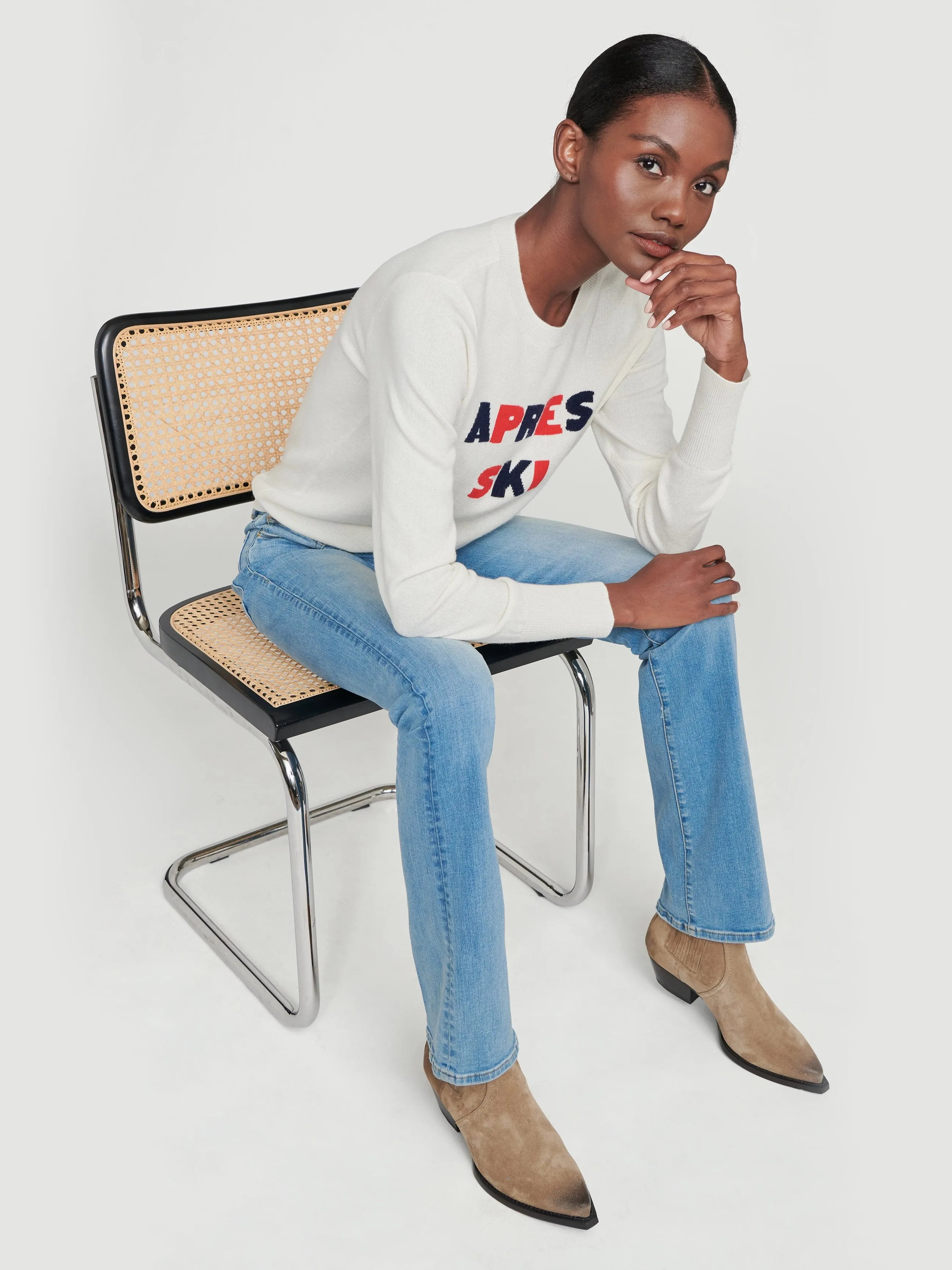 Apres Ski Sweater -- Off White Multi