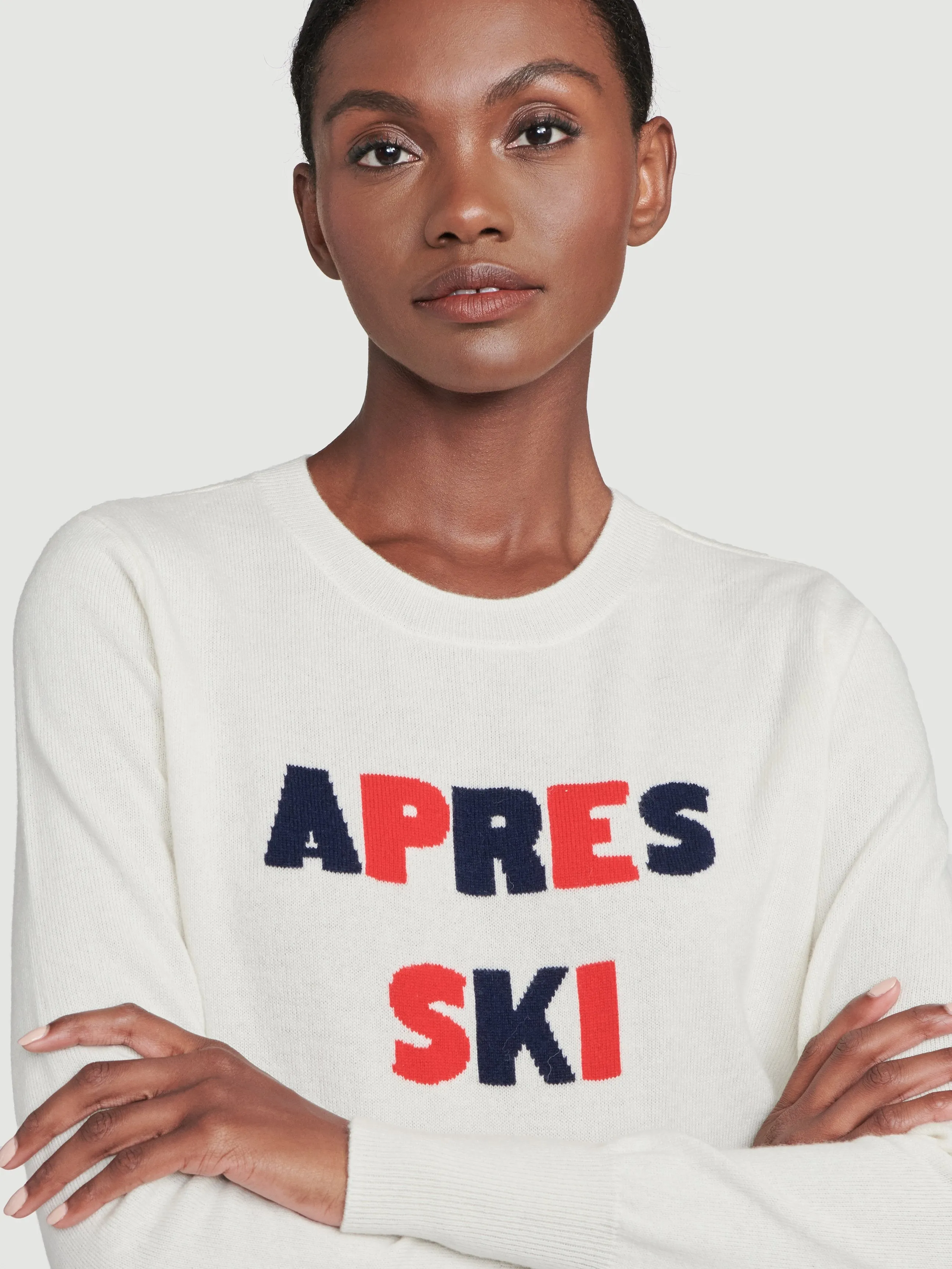 Apres Ski Sweater -- Off White Multi