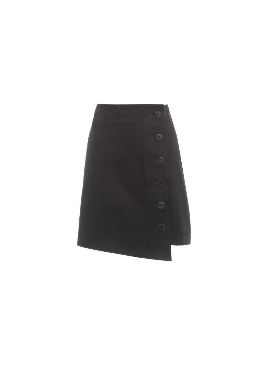 Asymmetric Organic Cotton Skirt