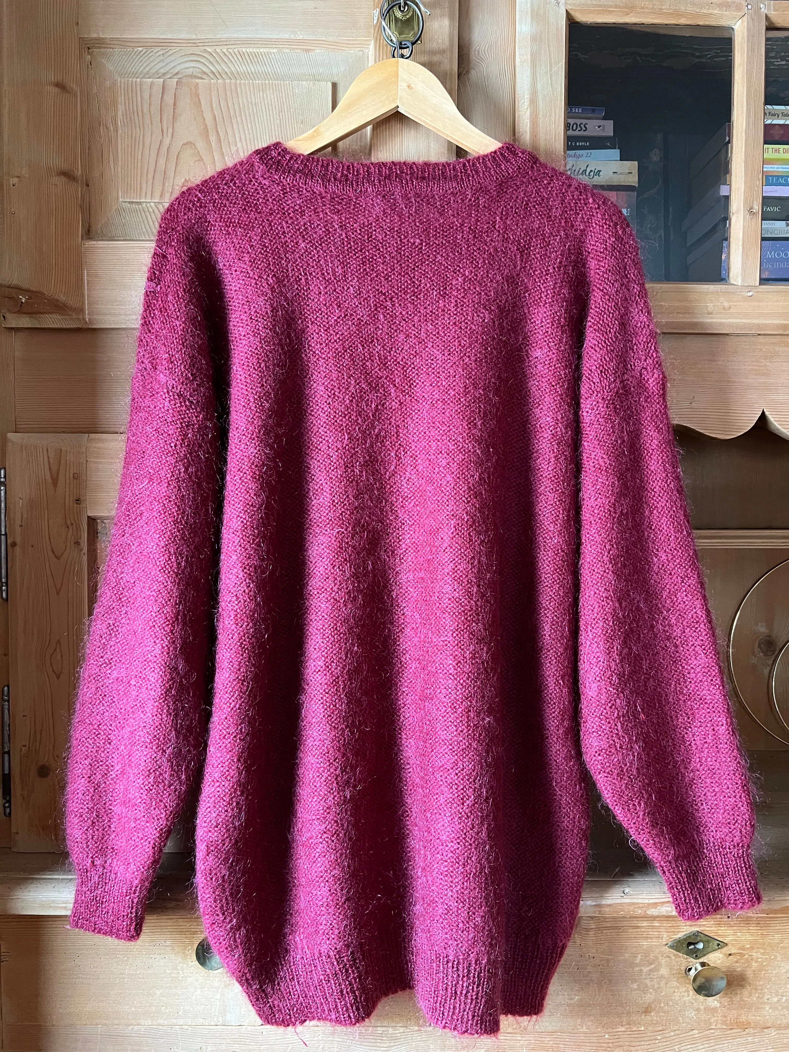 Burgundy Mohair Jumper