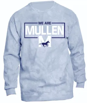 Crew Neck Sweatshirt in Marbled Ocean