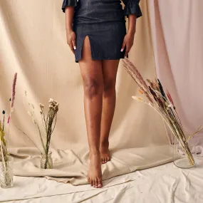 Denim Pencil Skirt