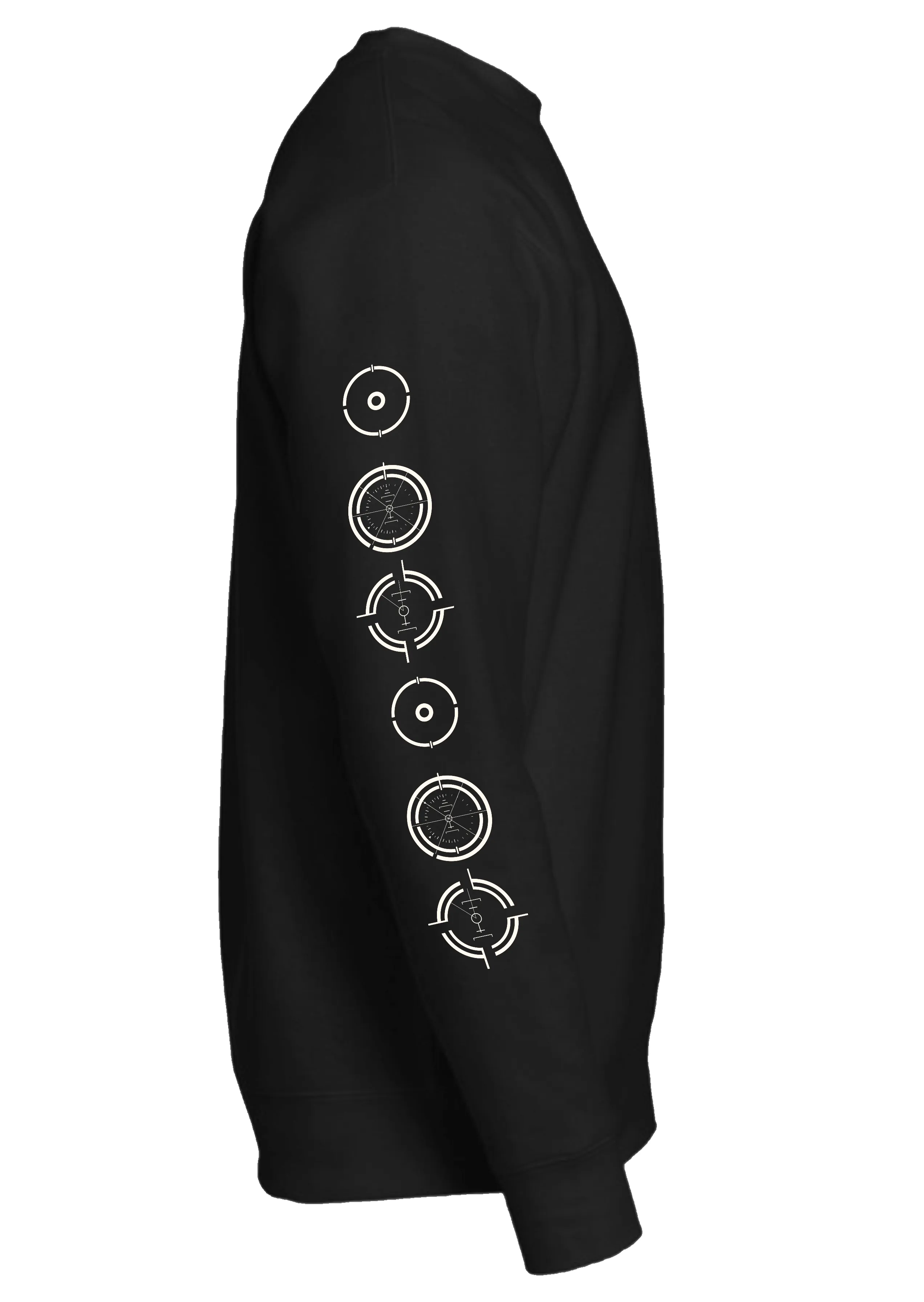 Humanoid Black Warrior Graphic Sweatshirt