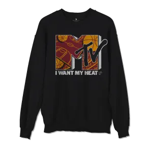 Junk Food Miami HEAT MTV I Want My HEAT Crewneck