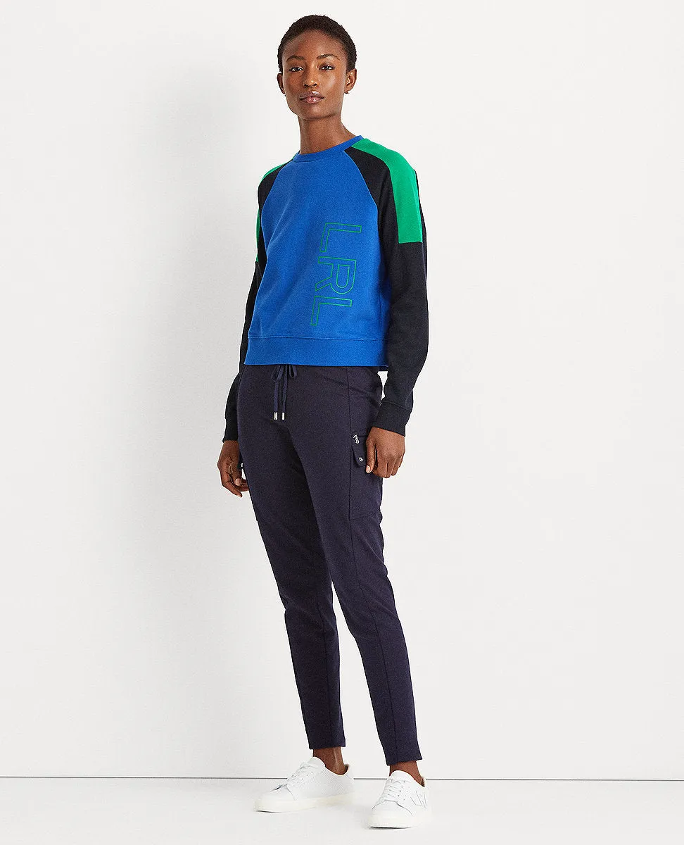 Logo French Terry Sweatshirt In Cobalt/Navy
