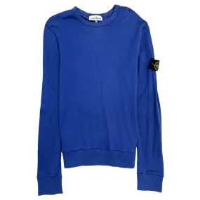 Men's Applique Logo Jumper Blue Size L