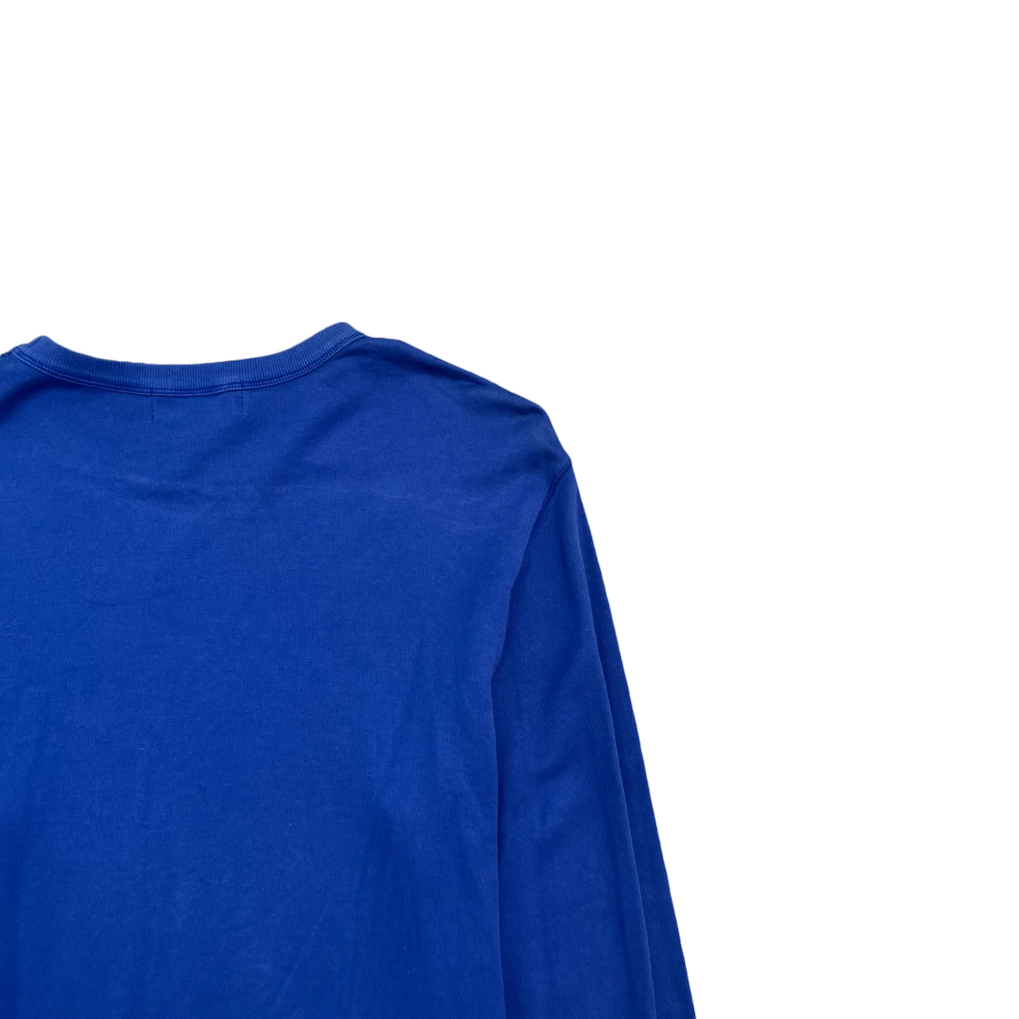 Men's Applique Logo Jumper Blue Size L