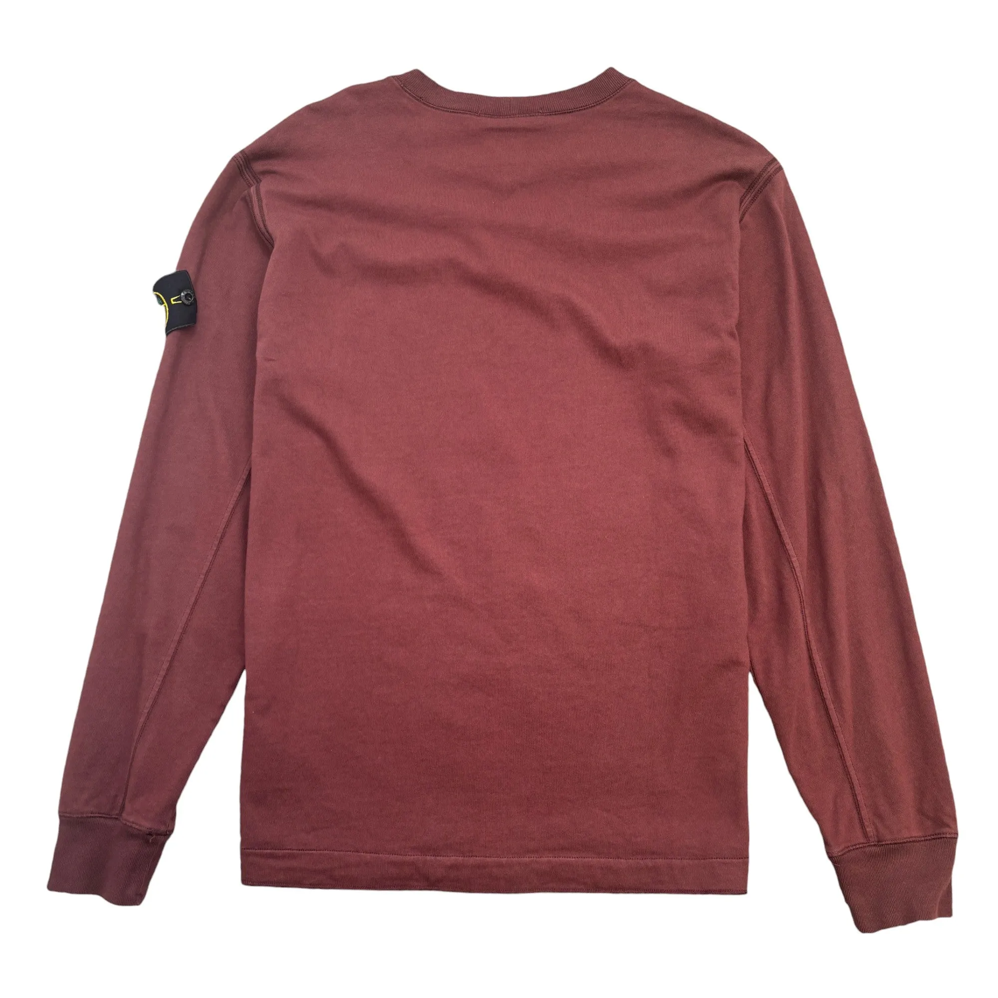 Men's Applique Logo Jumper Burgundy Size M