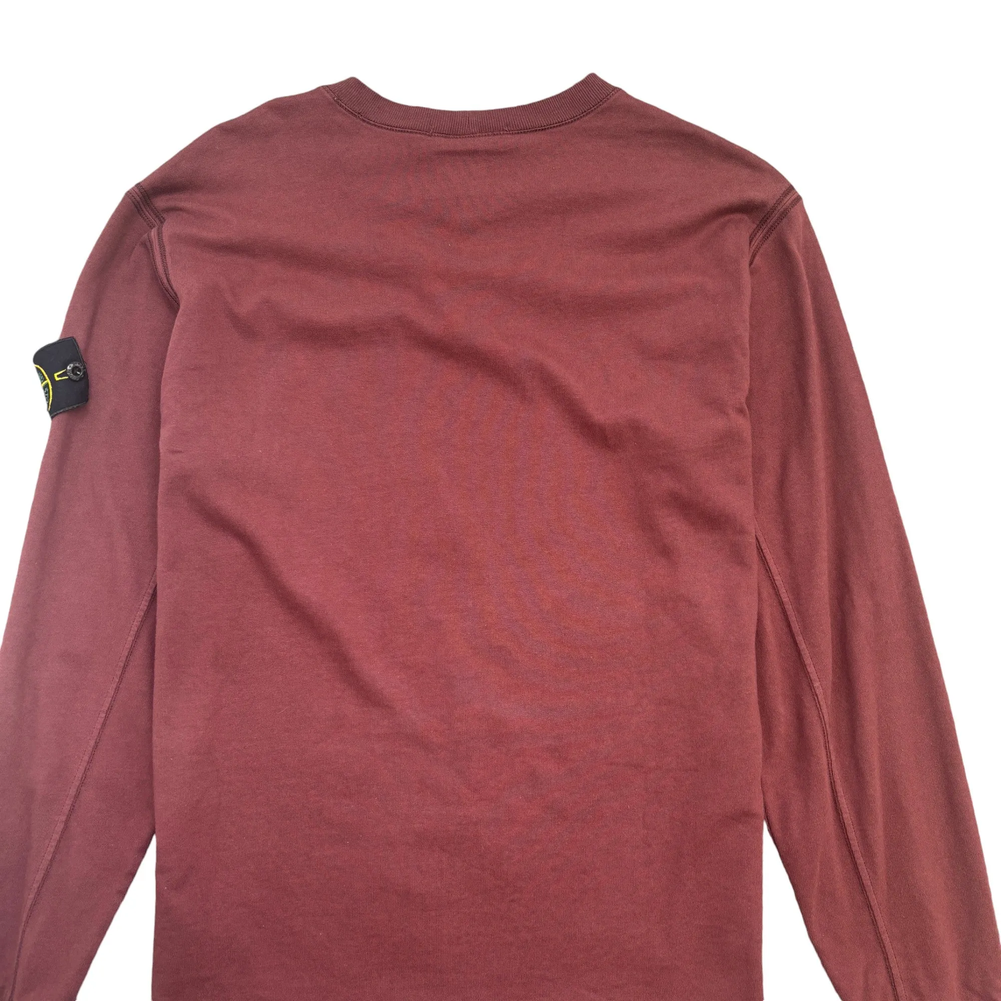 Men's Applique Logo Jumper Burgundy Size M