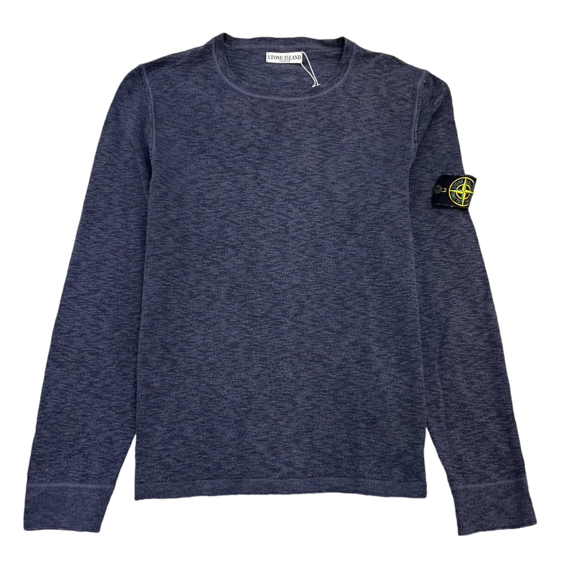 Men's Applique Logo Jumper Navy Size L