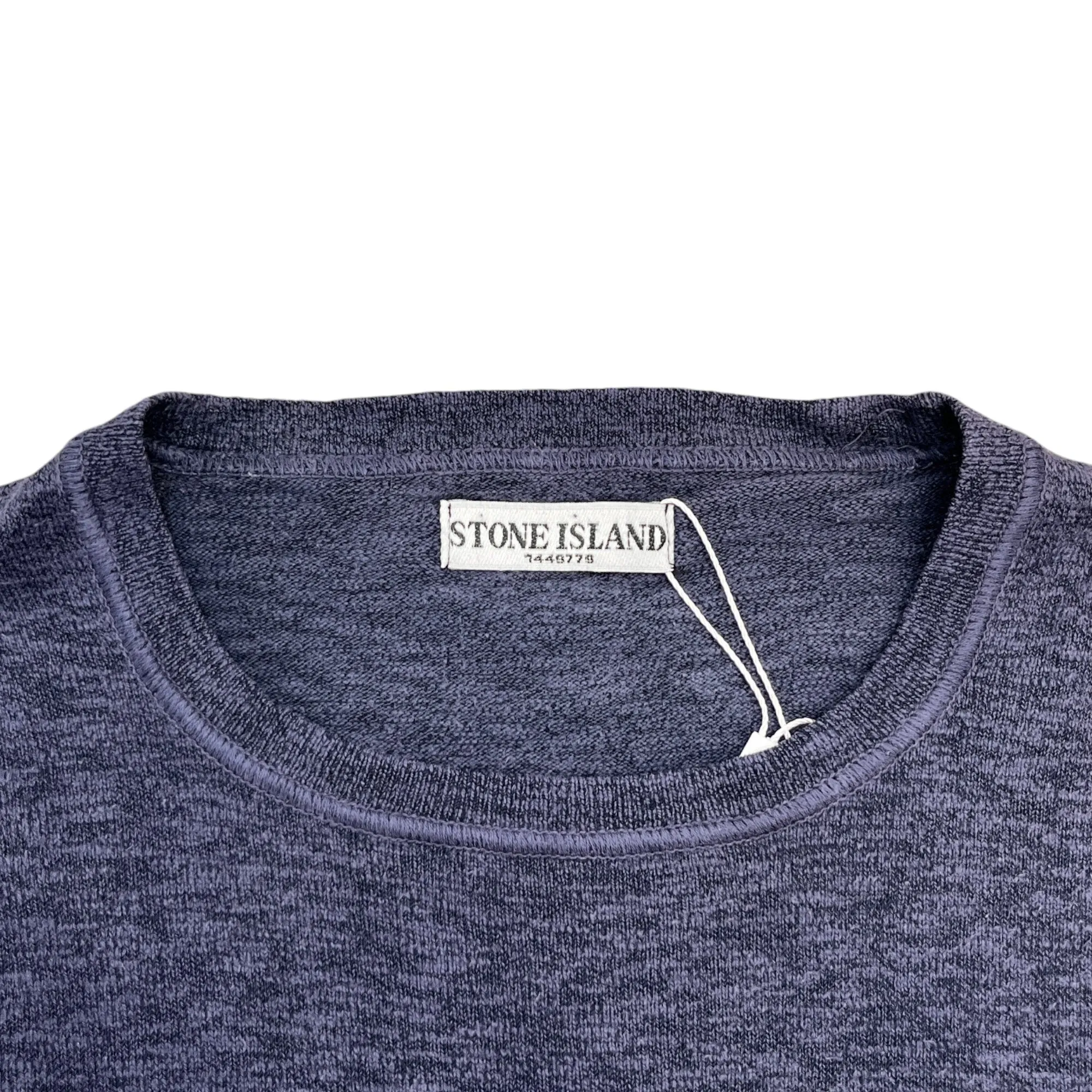 Men's Applique Logo Jumper Navy Size L