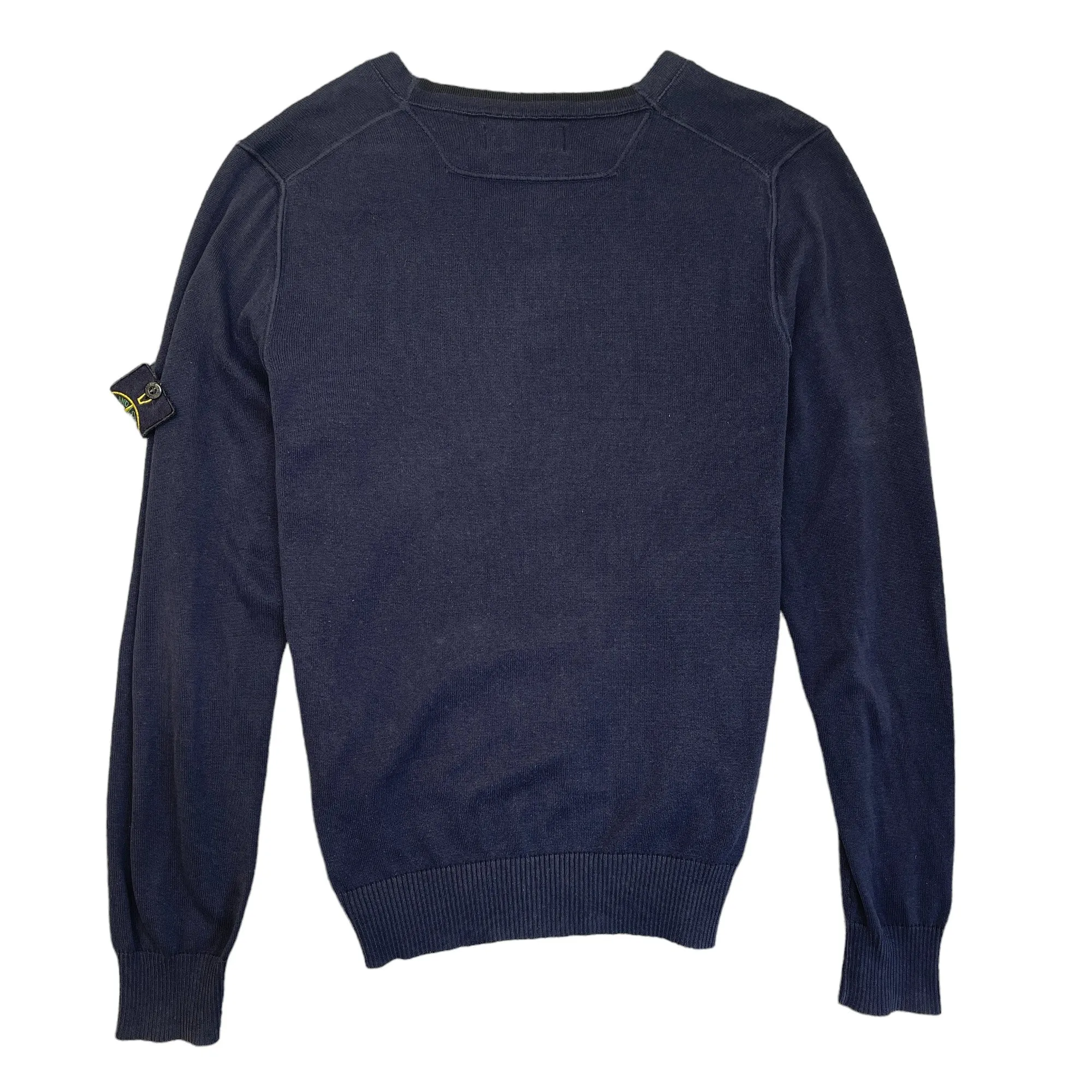 Men's Applique Logo Jumper Navy Size XL
