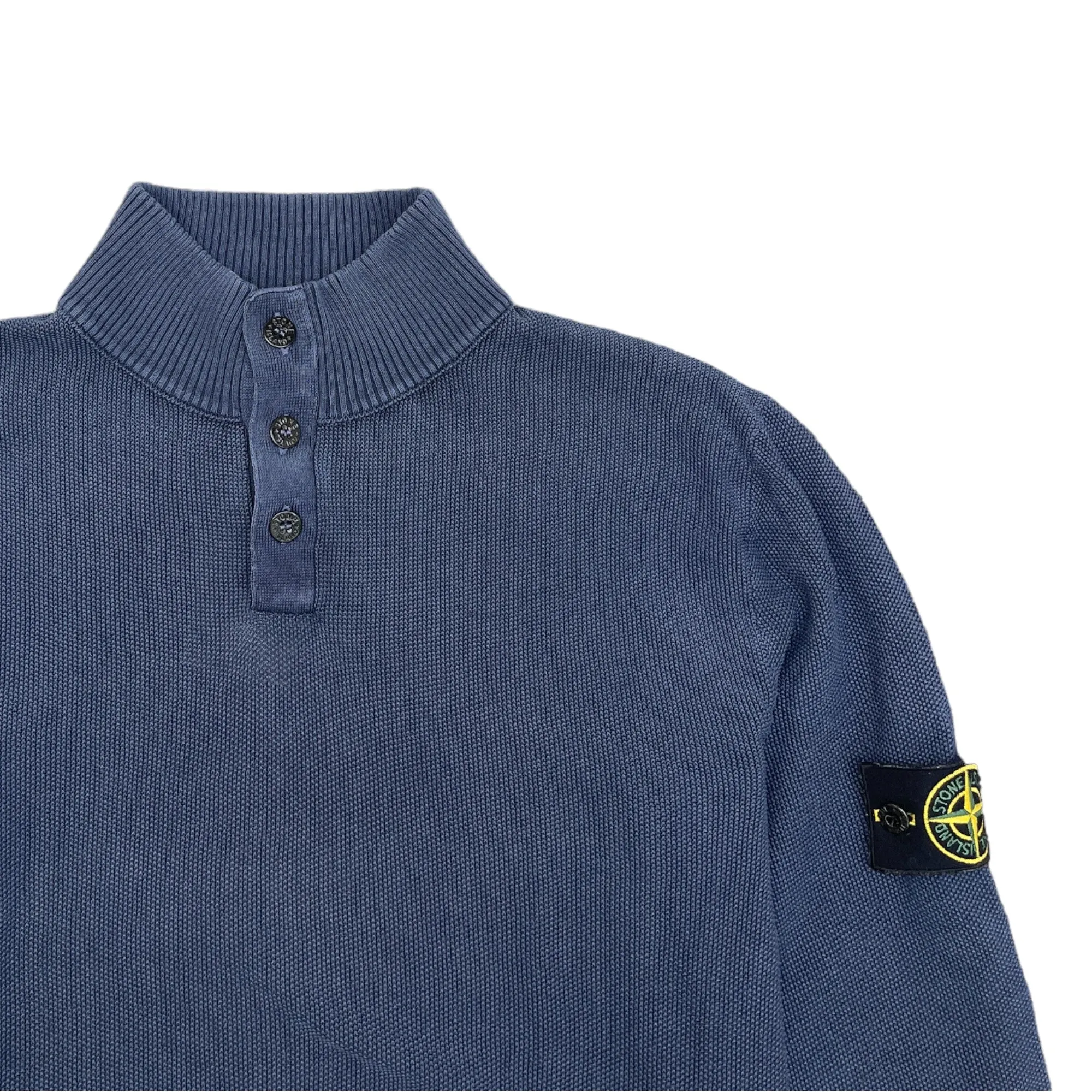 Men's Applique Logo Jumper Navy Size XL