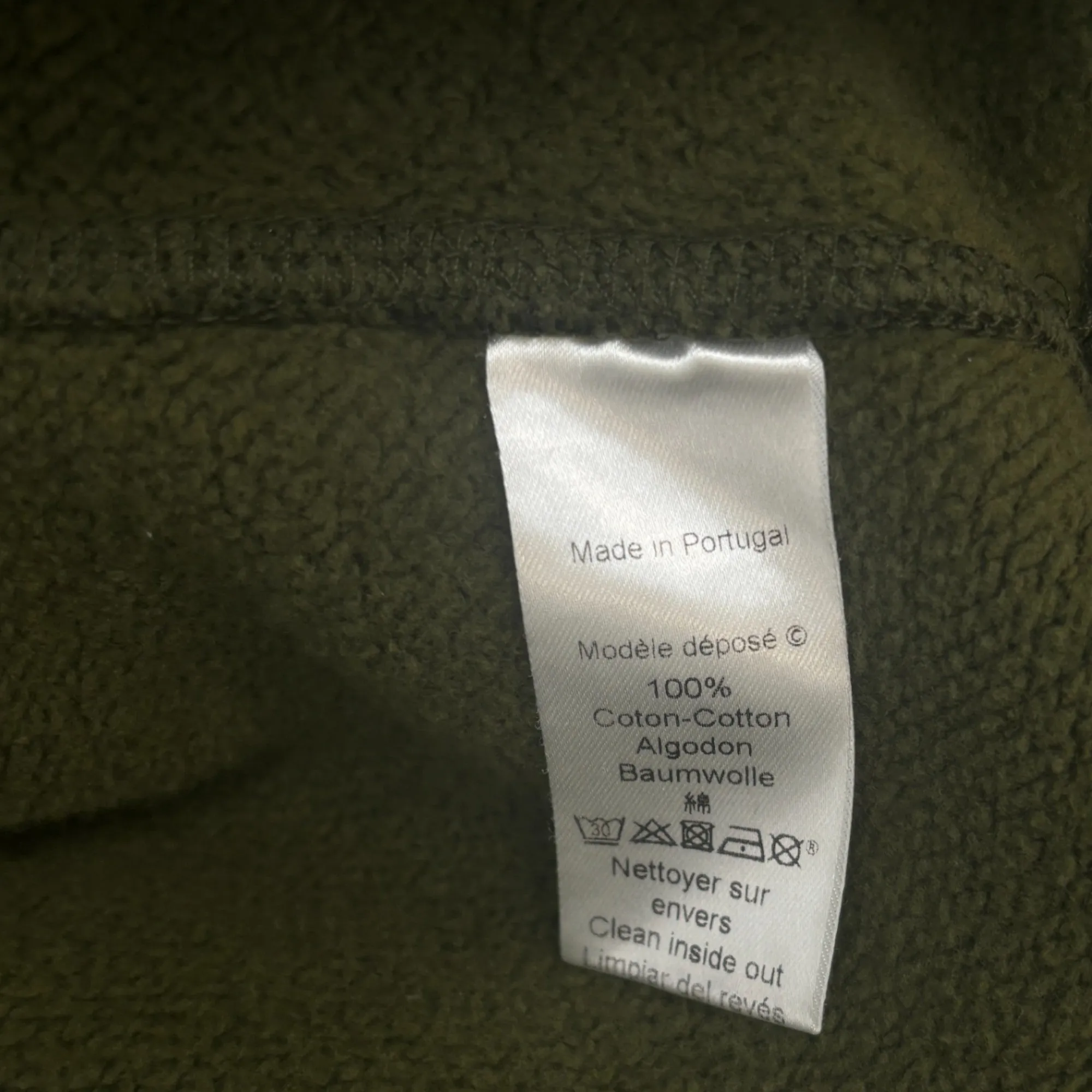 Men's Embroidered Tiger Jumper Khaki Size S