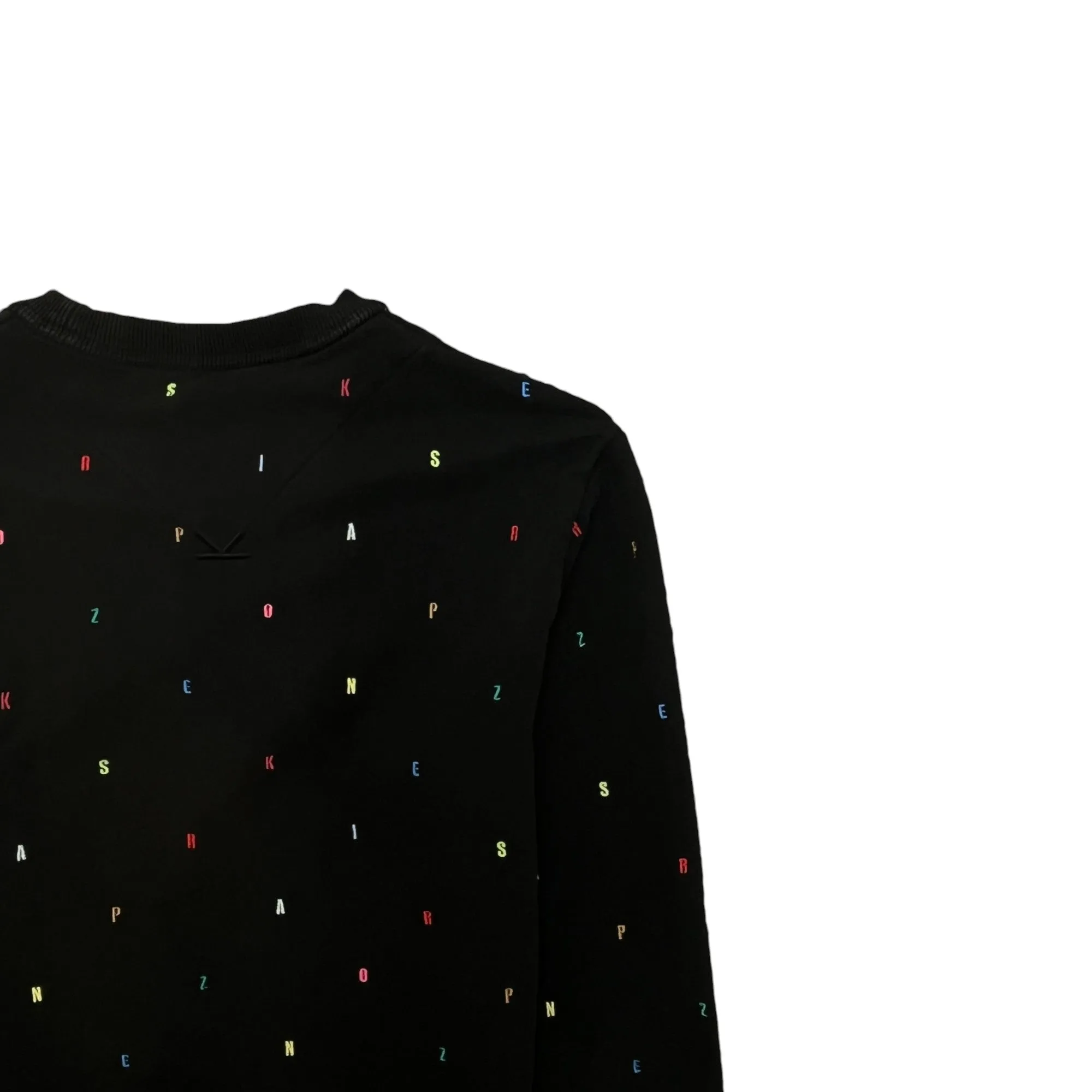 Men's Monogram Logo Jumper Black Size S