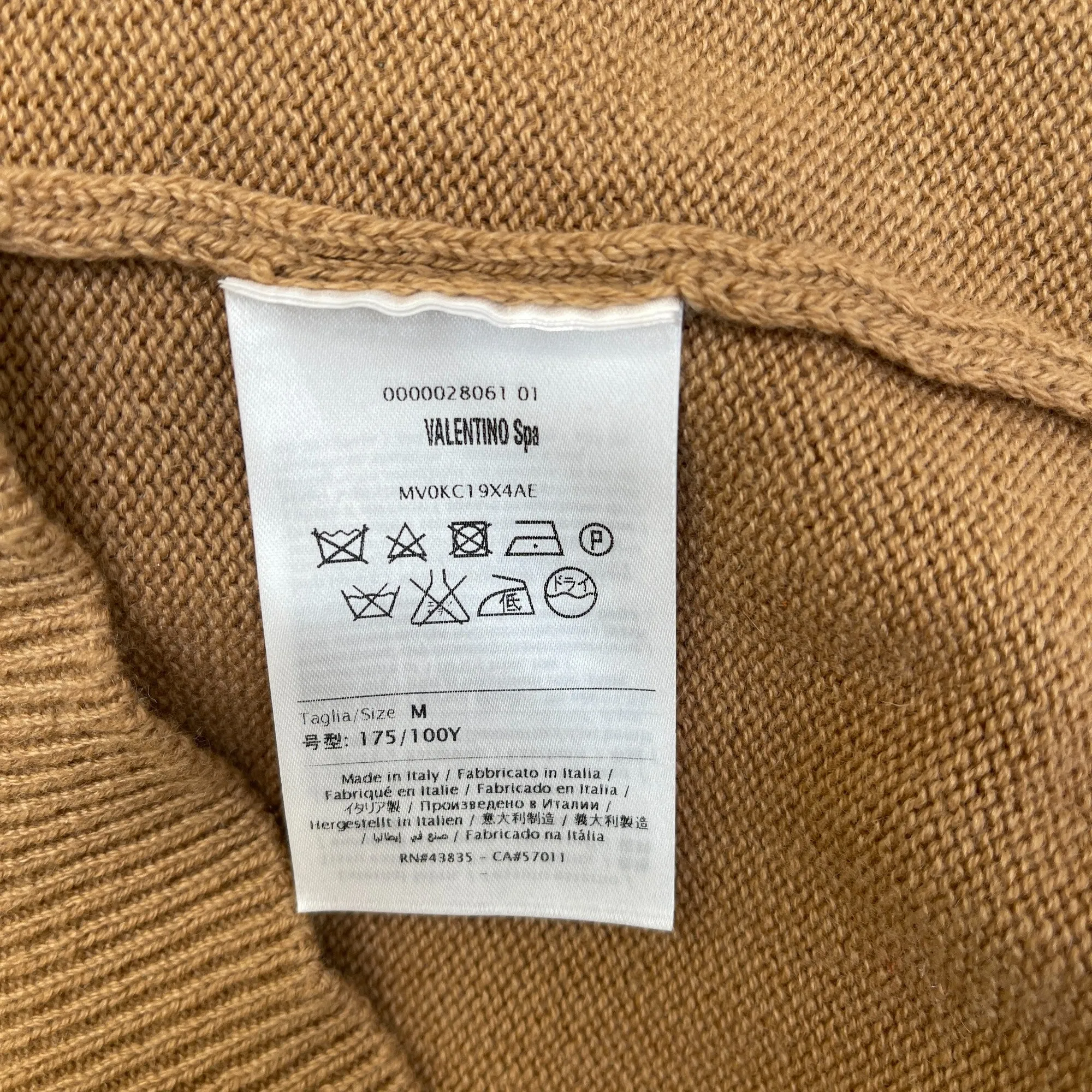 Men's Rockstud Jumper Brown Size M