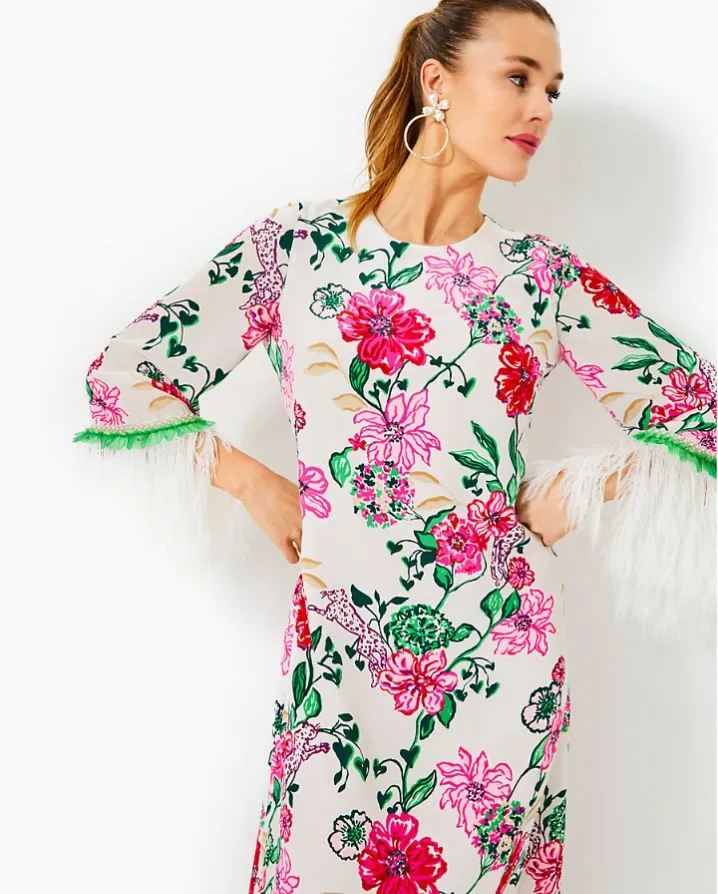 NATHALIA SILK MAXI DRESS