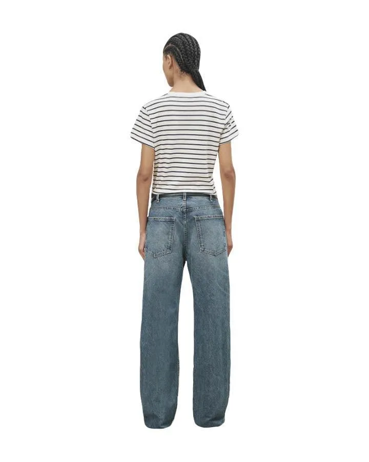 Nili Lotan Mariela Crewneck Stripe Tee