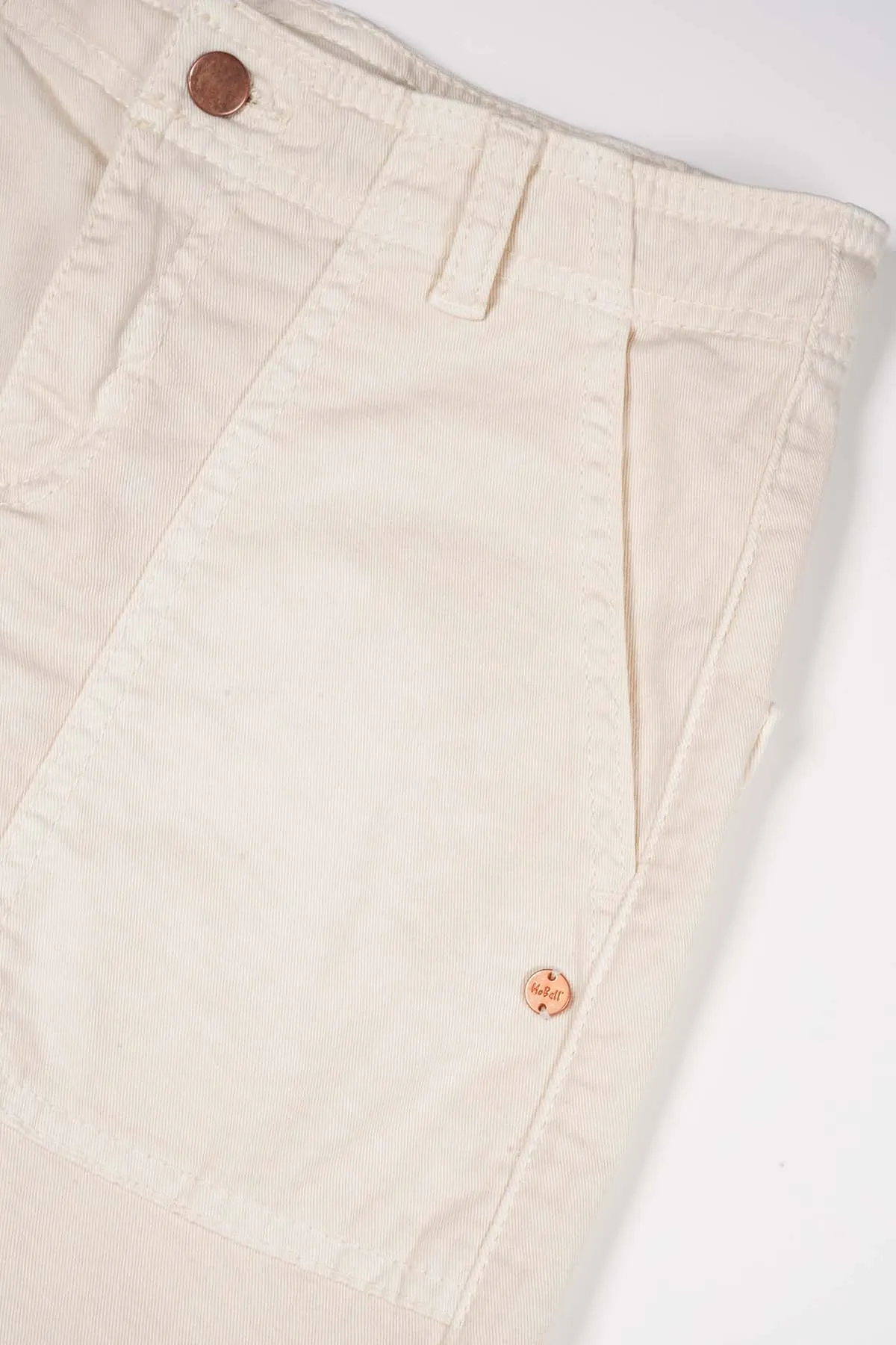 NoBell Susy Garment Dyed Stretch Twill Cargo Pants