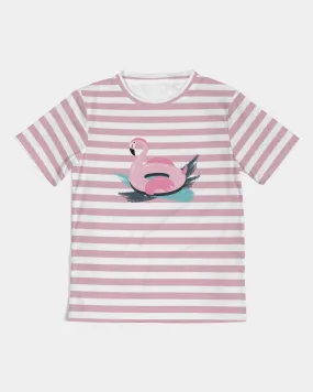 Pink  Flowers Kids Tee