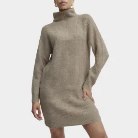 Sophisticated knitted jumper dress
