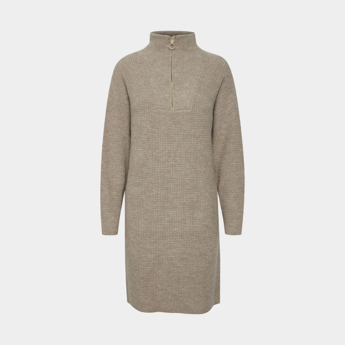 Sophisticated knitted jumper dress