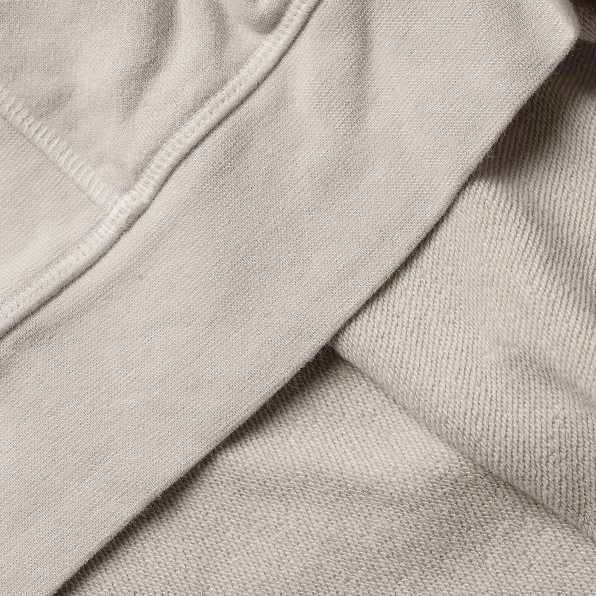 The Crewneck in Aluminum Terry