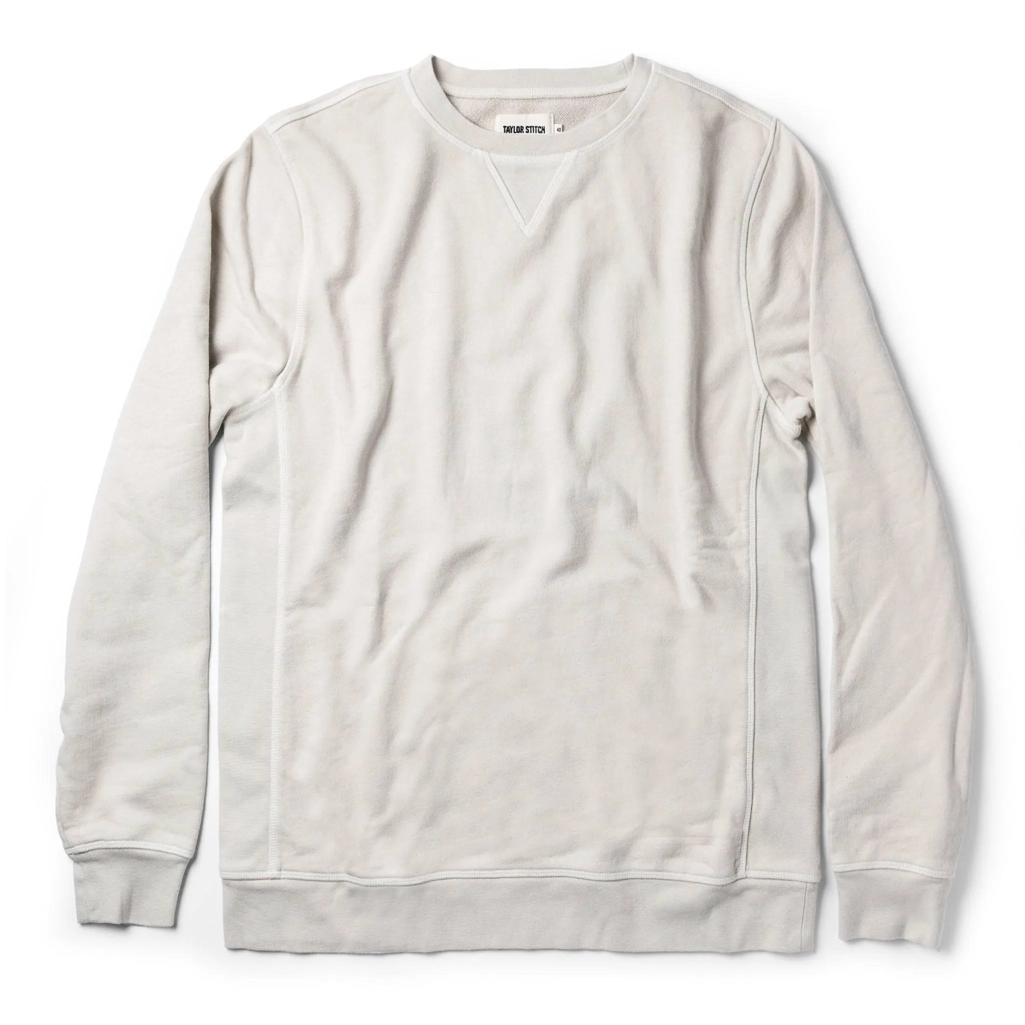 The Crewneck in Aluminum Terry