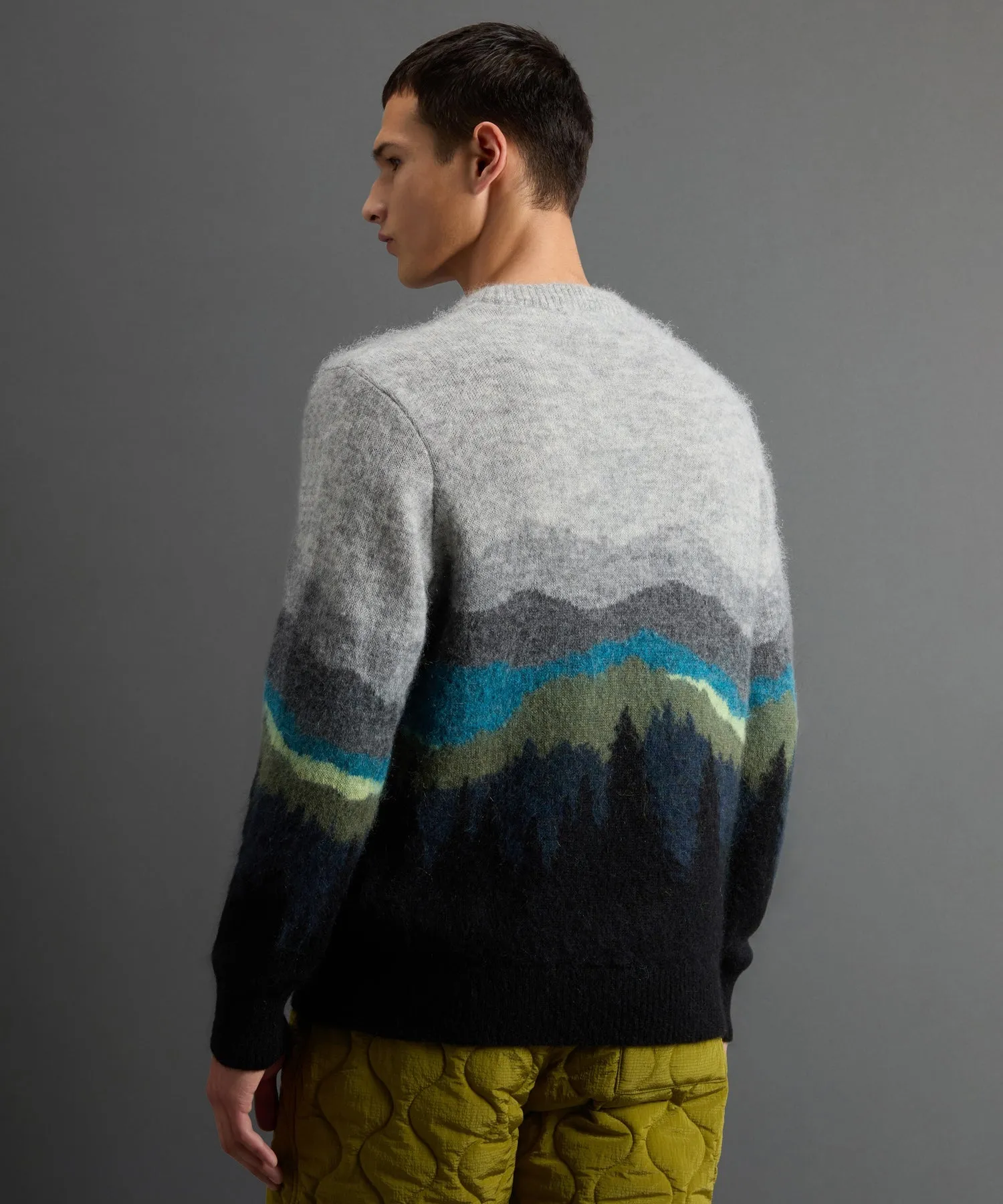 Todd Snyder X Woolrich Scenic Mohair Crewneck