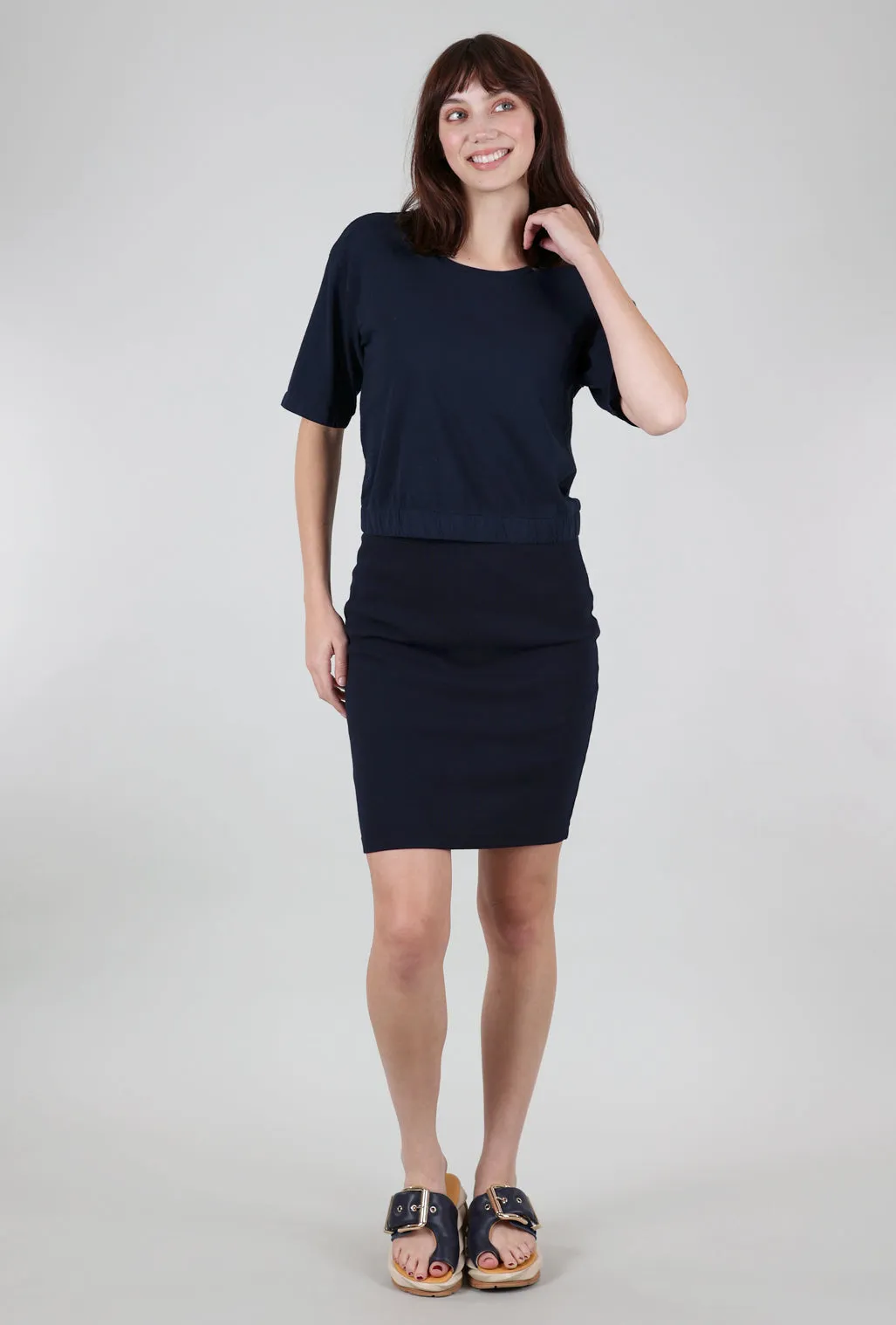Trim Skirt, Midnight
