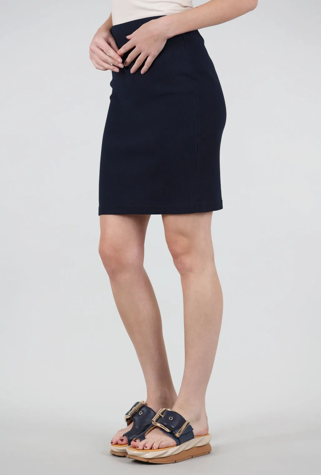 Trim Skirt, Midnight