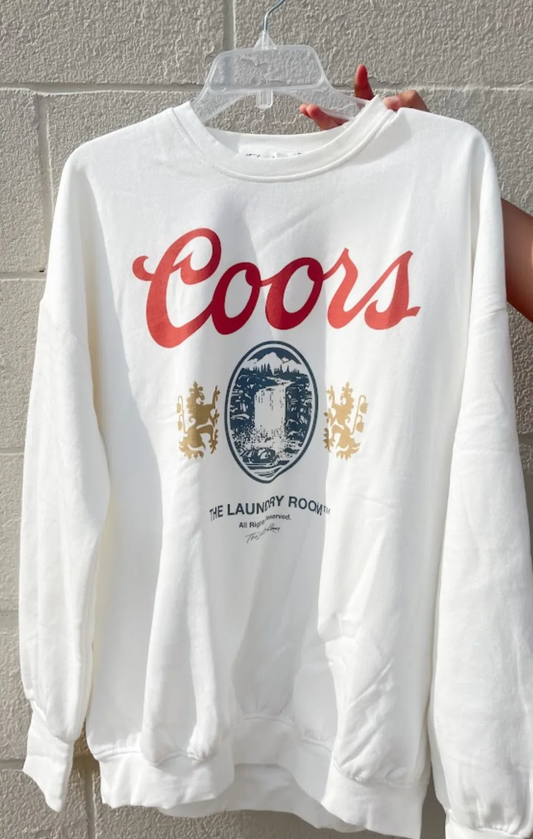 White Coors Original Jumper