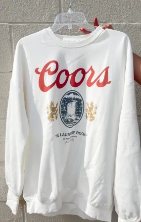 White Coors Original Jumper